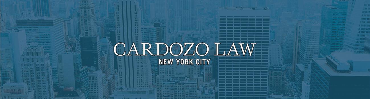 Cardozo Law Header Image