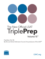 The New Official LSAT TriplePrep Volume 15™