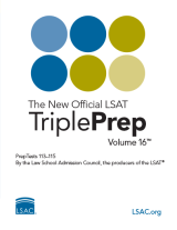 The New Official LSAT TriplePrep Volume 16™