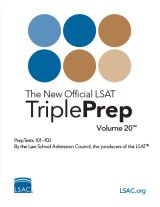 The New Official LSAT TriplePrep Volume 20™