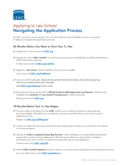 Thumbnail of Applying to Law School: Navigating the Application Process