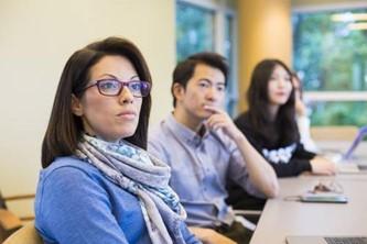 Students in class at Emory