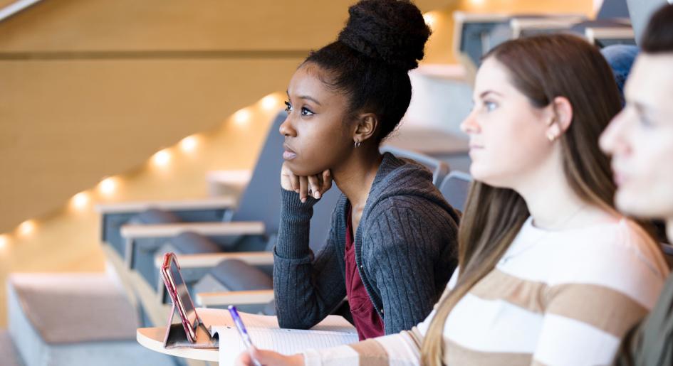 Law students in lecture hall